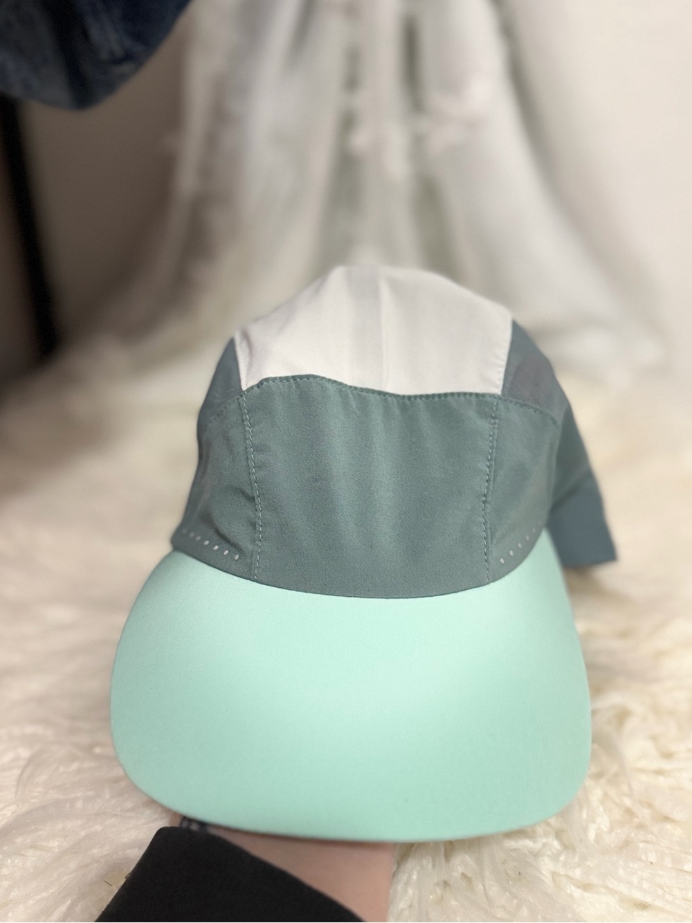 Lululemon Fast and Free Women's Run Hat Elite Ocean Air Tidewater Teal #065